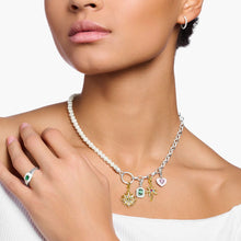 Load image into Gallery viewer, THOMAS SABO Charm Pendant Sun Gold Multicoloured Stones