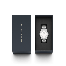 Load image into Gallery viewer, Daniel Wellington Iconic Link 36 Silver &amp; White Watch