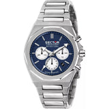 Sector 960 Blue Dial Silver Bracelet Chronograph