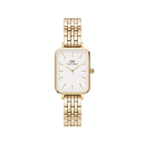 Daniel Wellington Quadro 20x26 5-Link Gold & White Watch