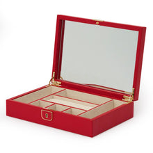 Load image into Gallery viewer, Wolf Palermo Medium Jewellery Box Red