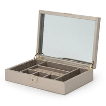 Load image into Gallery viewer, Wolf Palermo Medium Jewellery Box Pewter