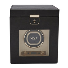 Load image into Gallery viewer, Wolf Palermo Single Watch Winder Black