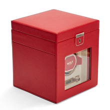 Load image into Gallery viewer, Wolf Palermo Single Watch Winder Red