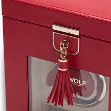 Load image into Gallery viewer, Wolf Palermo Single Watch Winder Red