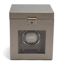 Load image into Gallery viewer, Wolf Palermo Single Watch Winder Pewter