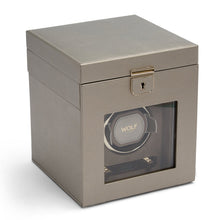 Load image into Gallery viewer, Wolf Palermo Single Watch Winder Pewter