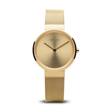 Load image into Gallery viewer, Bering Classic Brushed Gold 31mm Mesh Watch