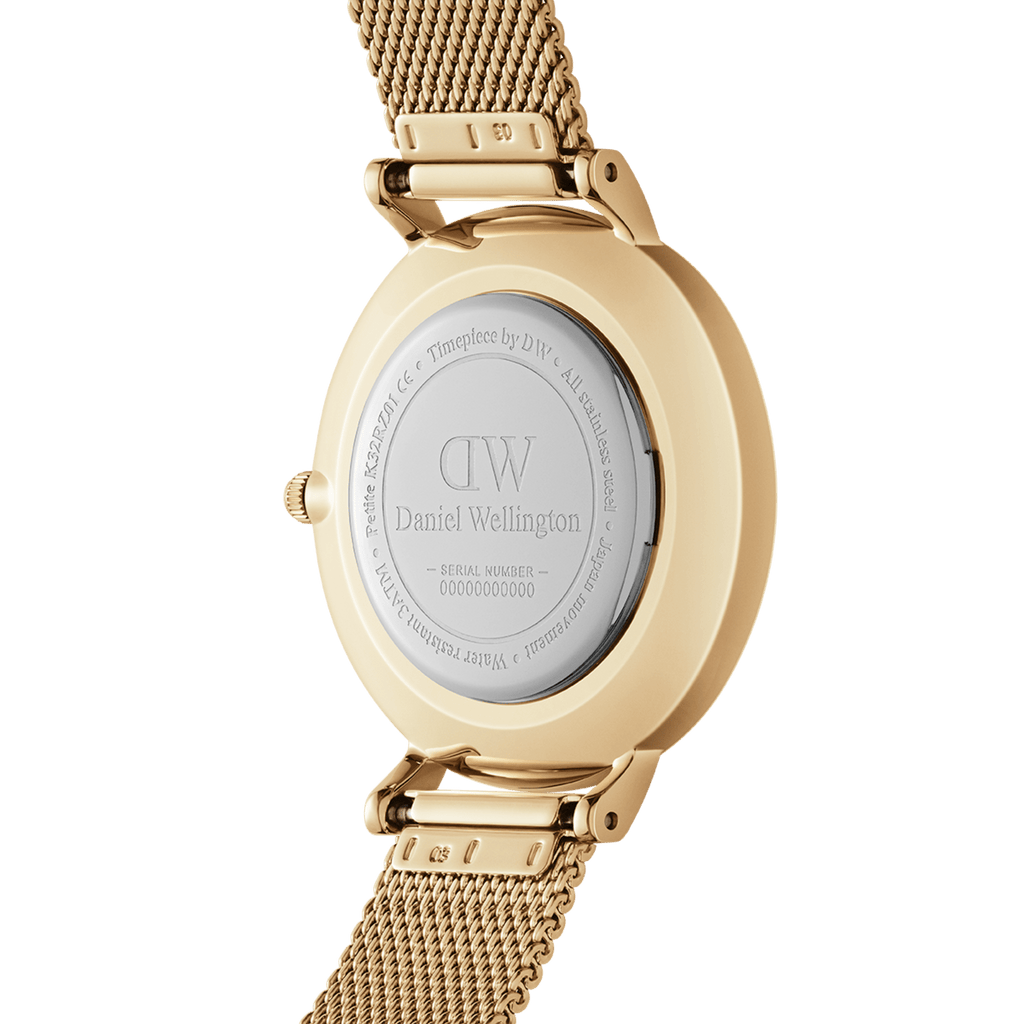 Daniel Wellington Petite 36 Evergold Gold & White Watch