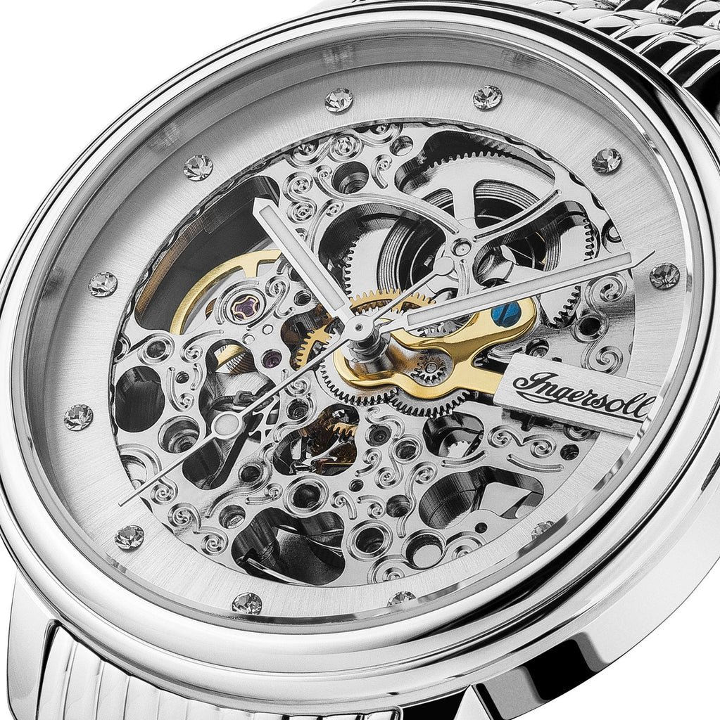 Ingersoll Crown Automatic Silver Watch