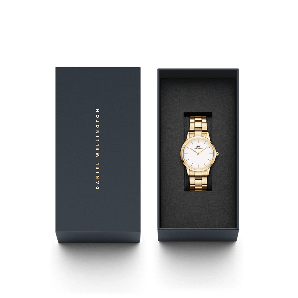 Daniel Wellington Iconic Link 32 Gold & White Watch