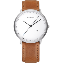 Load image into Gallery viewer, Bering Classic Minimalist Brown Watch