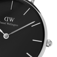 Load image into Gallery viewer, Daniel Wellington Petite 32 Ashfield Silver &amp; Black Watch