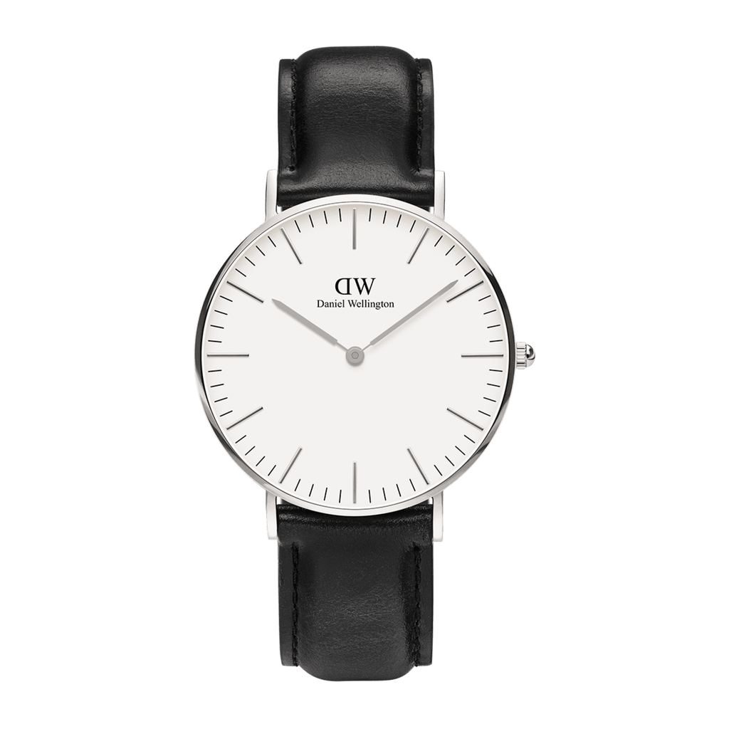 Daniel Wellington Classic 40 Sheffield Silver & White Watch