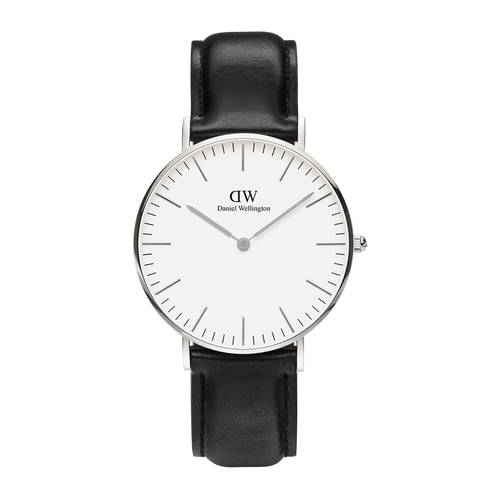 Daniel Wellington Classic 40 Sheffield Silver & White Watch