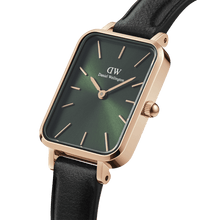 Load image into Gallery viewer, Daniel Wellington Quadro 20X26 Pressed Sheffield Rose Gold &amp; Emerald Watch