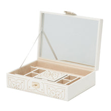 Load image into Gallery viewer, Wolf Marrakesh Flat Jewellery Box Cream