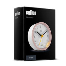 Load image into Gallery viewer, Braun Classic Analogue Alarm Clock Pink