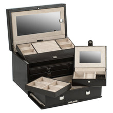 Load image into Gallery viewer, Wolf London Medium Jewellery Box Cocoa