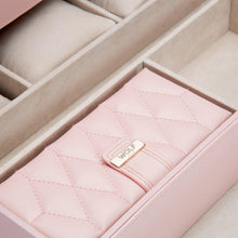 Load image into Gallery viewer, Wolf Caroline E-Large Jewellery Case Rose Quartz