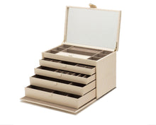 Load image into Gallery viewer, Wolf Caroline E-Large Jewellery Case Ivory