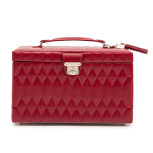 Load image into Gallery viewer, Wolf Caroline Large Jewellery Case Red