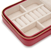 Load image into Gallery viewer, Wolf Caroline Zip Travel Case Red