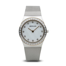 Load image into Gallery viewer, Bering Classic Polished Silver Swarovski Watch