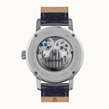 Load image into Gallery viewer, Ingersoll The Jazz Automatic Silver Blue Leather Watch