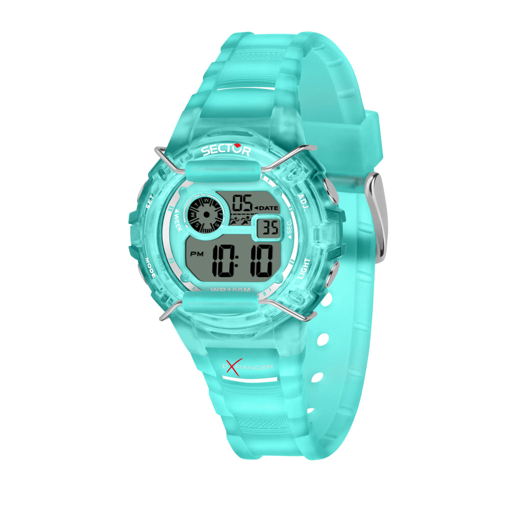 Sector EX-05 Light Blue Digital Watch