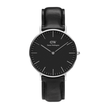 Load image into Gallery viewer, Daniel Wellington Classic 40 Sheffield Silver &amp; Black Watch