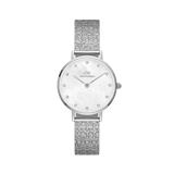 Daniel Wellington Petite 28 Lumine Silver Mother of Pearl White Watch