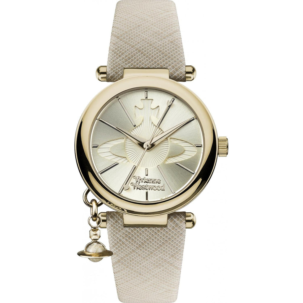 Vivienne Westwood Orb Pop Watch Cream Gold