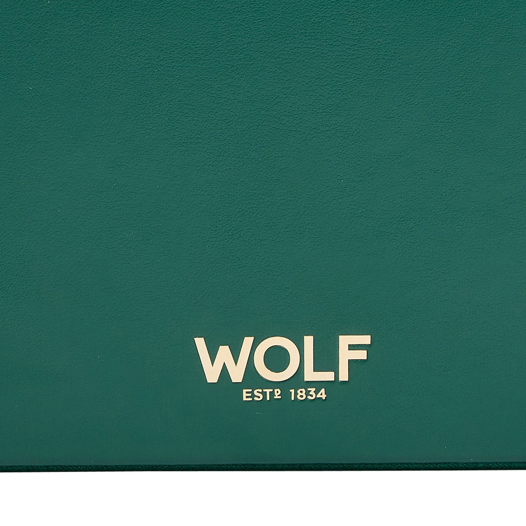 Wolf Sophia Jewellery Box Forrest Green