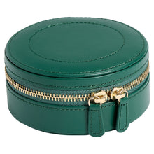 Load image into Gallery viewer, Wolf Sophia Mini Round Zip Case Forest Green