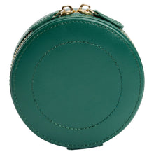 Load image into Gallery viewer, Wolf Sophia Mini Round Zip Case Forest Green