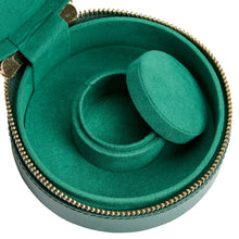 Load image into Gallery viewer, Wolf Sophia Mini Round Zip Case Forest Green