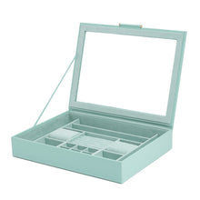 Load image into Gallery viewer, Wolf Sophia Jewellery Box with Window Jade