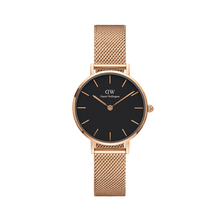 Load image into Gallery viewer, Daniel Wellington Petite 32 Melrose Rose Gold &amp; Black Watch