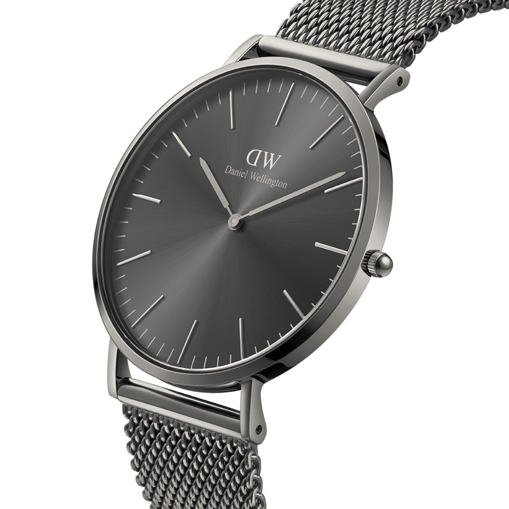 Daniel Wellington Classic 40 Anthracite Grey Sunray Watch