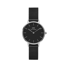 Load image into Gallery viewer, Daniel Wellington Petite 32 Ashfield Silver &amp; Black Watch