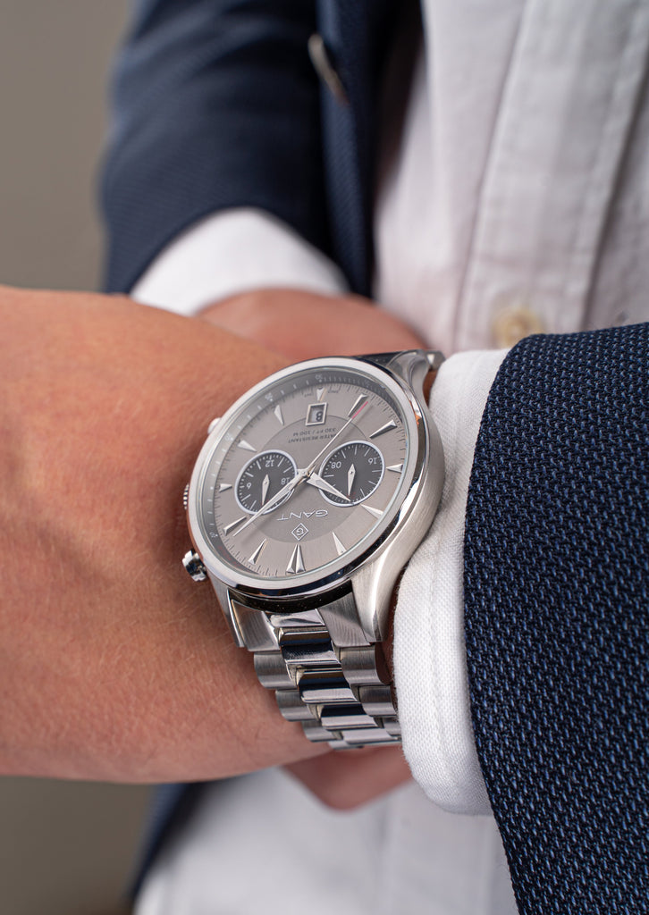 Gant Spencer Multifunction Sand Dial Silver Bracelet