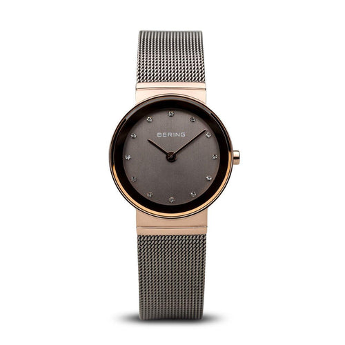 Bering Sale Polished Rose Gold Watch