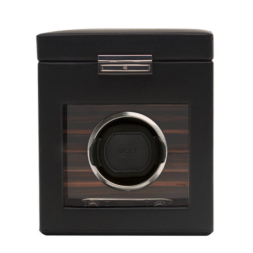 Wolf Roadster Single Winder W Storage Blk (V) | The Jewellery Boutique Australia