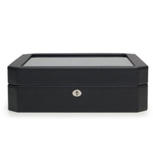 Load image into Gallery viewer, Wolf Windsor 15 Piece Watch Box Black (V) | The Jewellery Boutique Australia