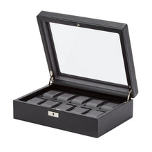 Load image into Gallery viewer, Wolf Viceroy 10 Pc Watch Box Black