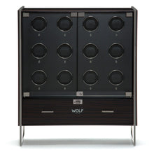 Load image into Gallery viewer, Wolf Regent 12P Cabinet Winder Zebra/Black B | The Jewellery Boutique Australia