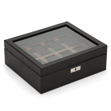 Load image into Gallery viewer, Wolf Roadster 8 Pc Watch Box Black