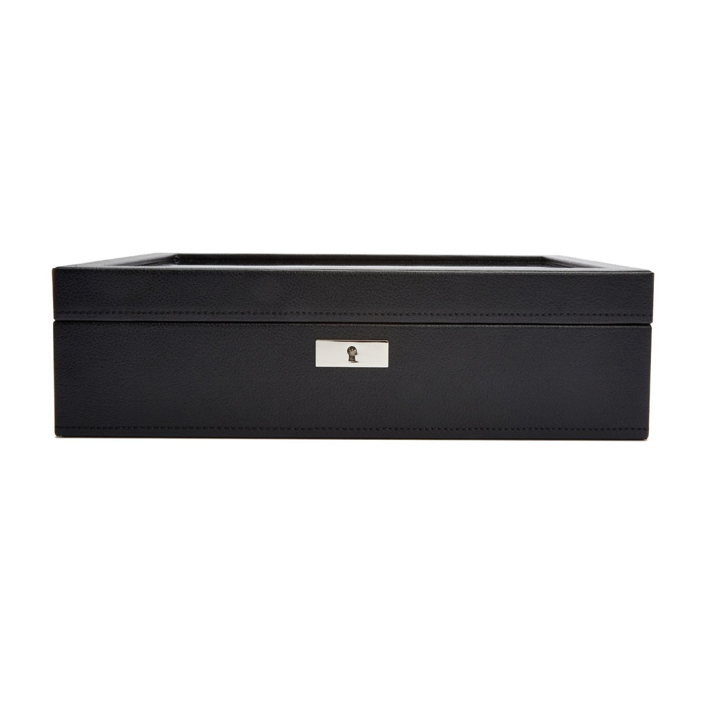 Wolf Roadster 15 Pc Watch Box Black (V) | The Jewellery Boutique Australia