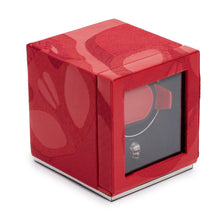 Load image into Gallery viewer, Wolf Memento Mori Cub Watch Winder Red